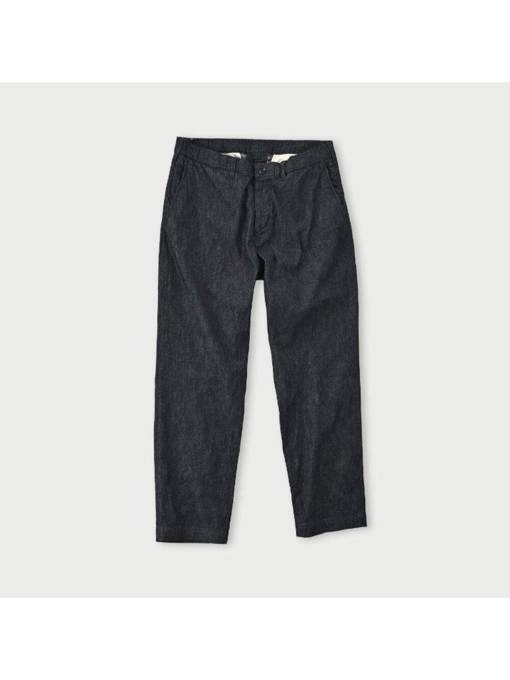 45RPM Mugihiko Japanese Denim Easy Slacks in Dash Indigo Nou